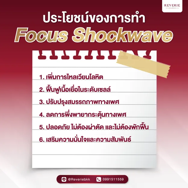ประโยชน์ของการทำ Focus Shockwave